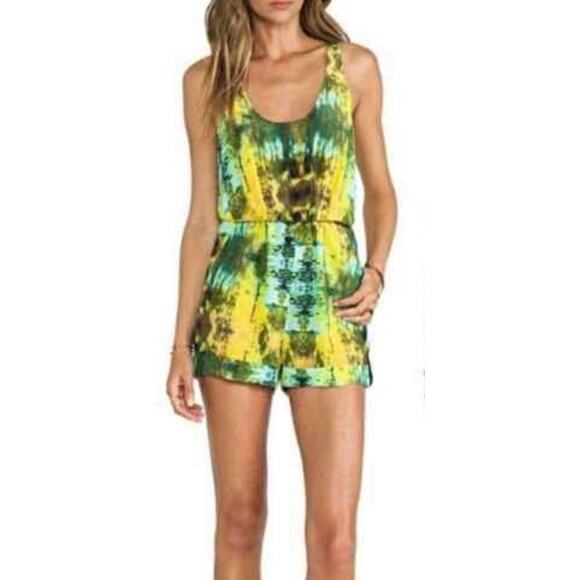 Twelfth Street by Cynthia Vincent Pants - Twelfth Street by Cynthia Vincent Tie Dyed Romper Size 4
